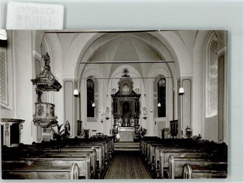 Senheim Kath. Kirche Innenaufnahme