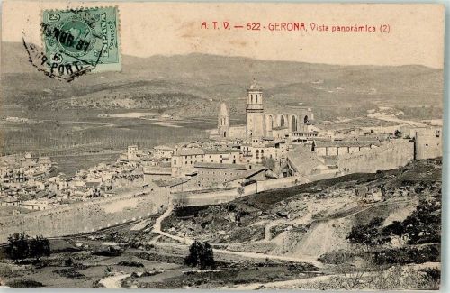 Girona 1911 Marke Bildseitig