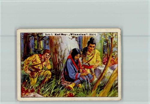 Winnetou Karl May Eilebrecht Sammelbild Serie 1