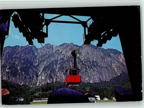 Salzburg Bergbahn Untersberg AK kleiner Fehler AKU2 Bergbahn