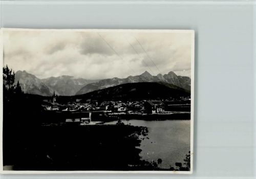 6100 Seefeld in Tirol - Ortsansicht Juli 1929 Foto 6x6 cm AKU2