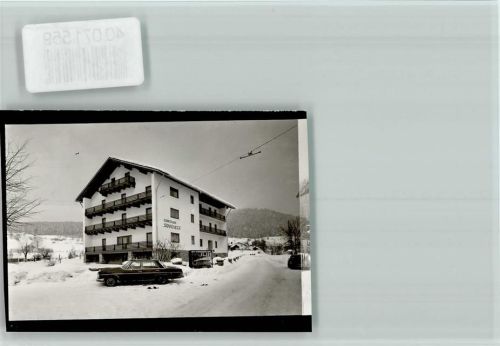 Bodenmais Gasthaus Sonneck im Winter