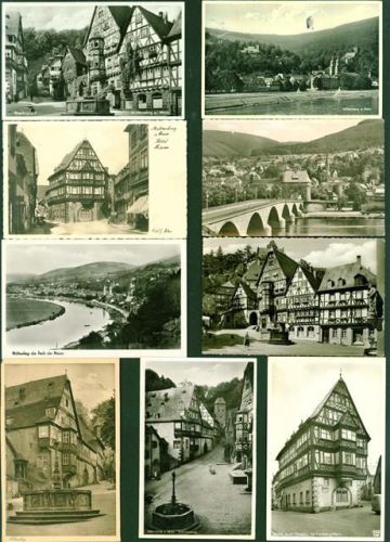 63897 W8760 Miltenberg Lot mit 26 AK, 1935-1958; gute Erhaltung, teils gelaufen
