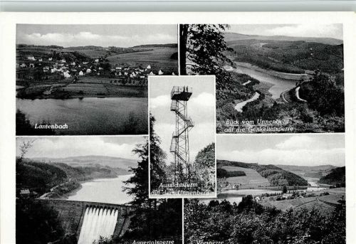 Lantenbach Aussichtsturm Genkeltalsperre Aggertalsperre Vorsperre