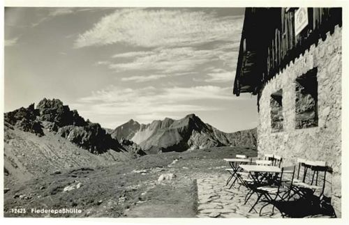 Berghütte Berghütte Fiederpasshütte