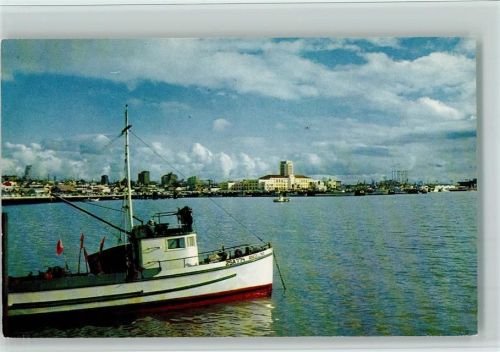 San Diego Fischerboot und Skyline