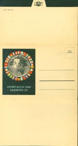 Hannover Export Messe Hannover 1948, Umschlags-AK