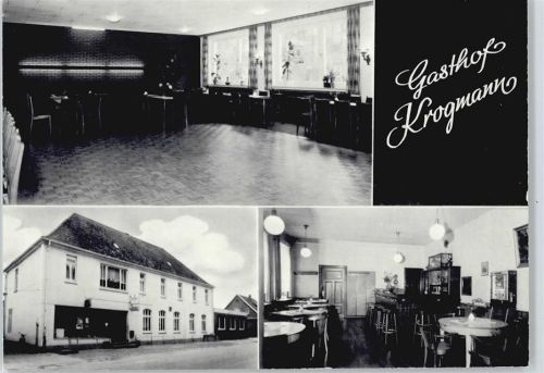 Mühlen Gasthof Krogmann Tisch Stuhl Lampe