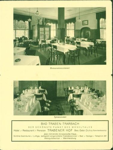 Traben-Trarbach Hotel-Restaurant-Pension Trabener Hof