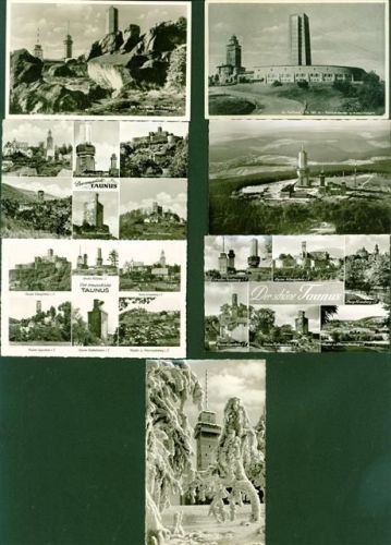 Feldberg Taunus Lot mit 7 AK, 1943-1966, gute Erhaltung, teils gelaufen