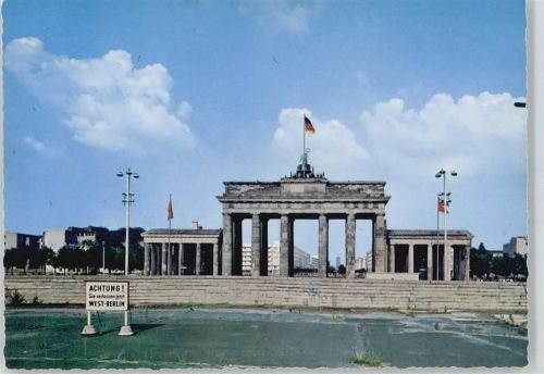 Berlin Mitte Brandenburgertor , Grenze