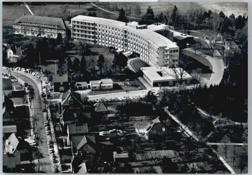 Bad Oldesloe Krankenhaus Fliegeraufnahme Haus Auto Straße Baum