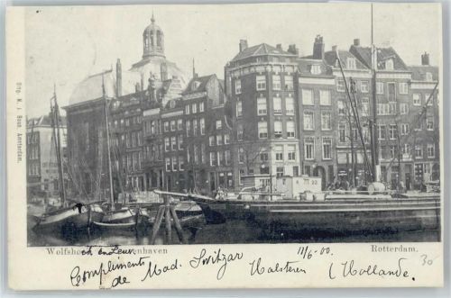 Rotterdam Schiff Fußgänger Fluss