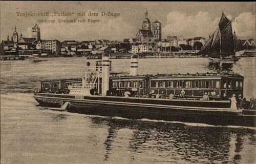 Stralsund Trajektschiff Putbus,D-Zug