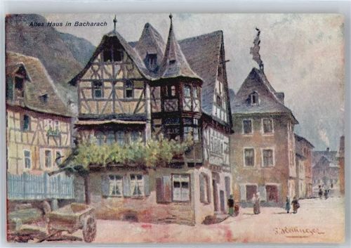 Bacharach Fußgänger