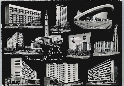 Berlin Mitte Kirche Hochhaus Kongresshalle