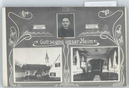 Gott segne unsere Heimat, Kirche, Foto-Karte