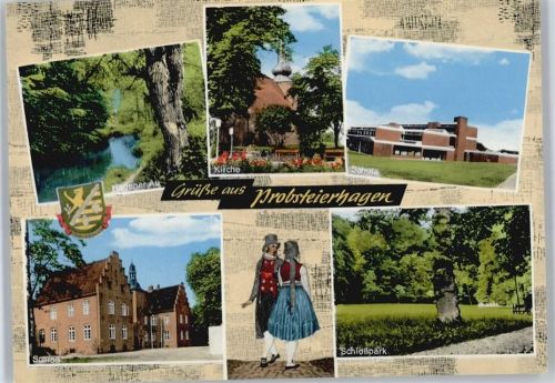 Probsteierhagen Kirche, Schule, Schloß, Schloßpark