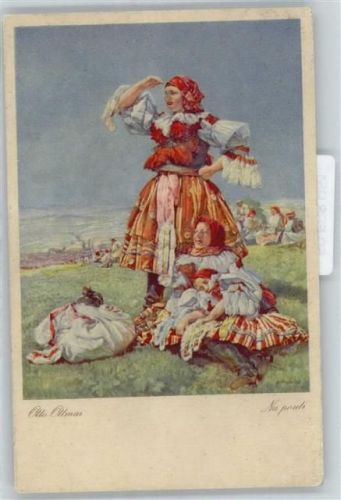 Otto Ottmar , Böhmen Tracht AKU1 Künstler