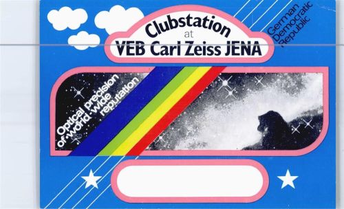 Jena Clubstation at VEB Carl Zeiss Jena