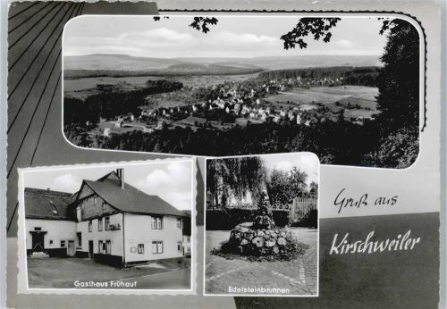 Idar-Oberstein Gasthaus u. Lebensmittel Viktor Frühauf, Edelsteinbrunnen