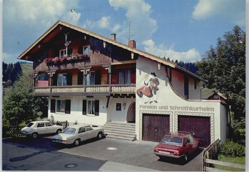 Oberstaufen Blumenstraße Auto Pension Schrothkurheim