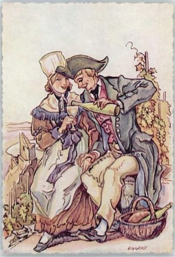 Rheinpfalz um 1830 , sign. Eggert