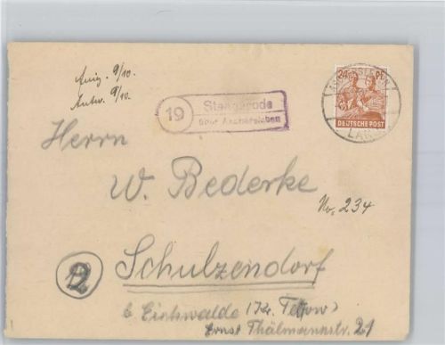 Stangerode Landpoststempel