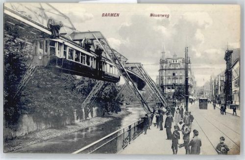 Barmen Schwebebahn, Straßenbahn