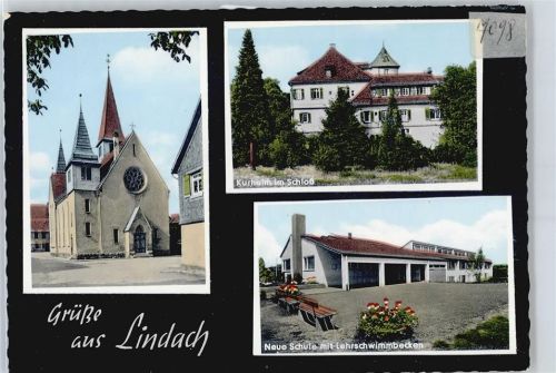 Lindach Kirche, Schloss, Schule