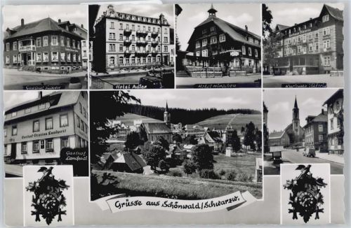 Schönwald gasthau Landpost, Hotel Adler,Gesamtansicht
