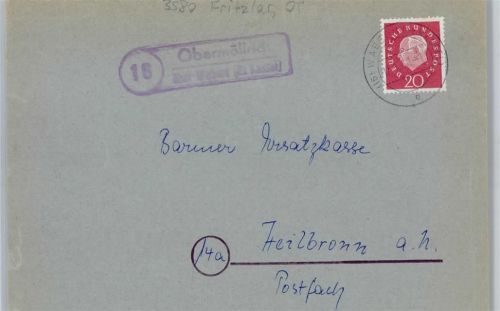 Obermöllrich Landpoststempel