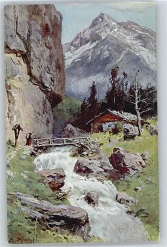 Wasserfall in den Bergen