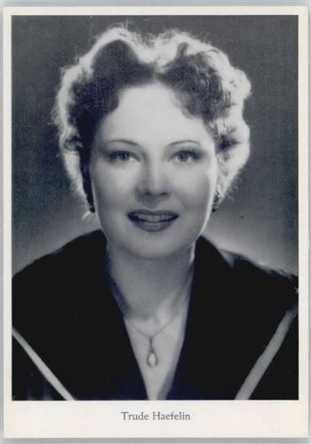 Haefelin, Trude