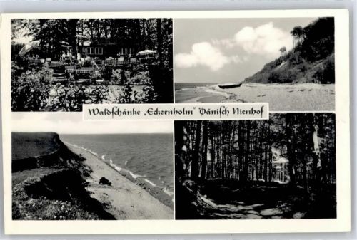 Dänisch-Nienhof Gaststätte Waldschänke Eckernholm, Strand