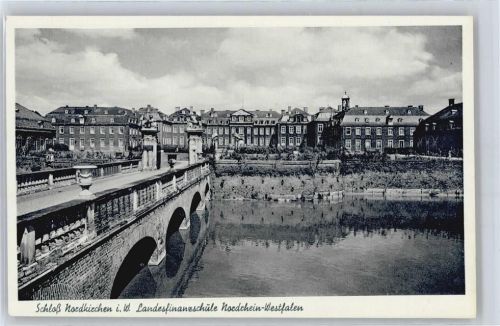 Nordkirchen Landesfinanzschule Nordrhein-Westfalen, Schloß, Brücke