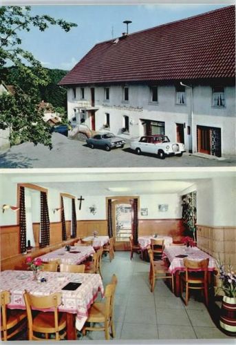 79215 W7807 Biederbach , Schwarzw - Gasthaus, Pension Zum Deutschen Hof