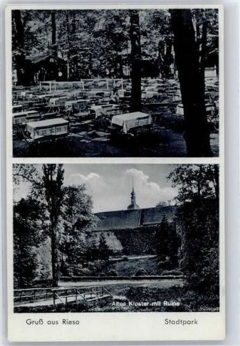 Riesa Stadtpark-Wirtschaft, Altes Kloster mit Ruine