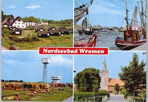 Wremen Siedlung, Hafen, Kirche, Strand