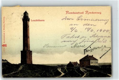 Norderney 1900 Leuchtturm