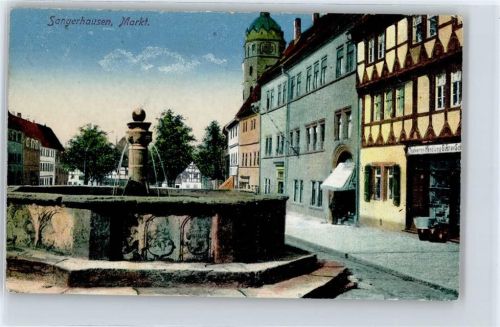 Sangerhausen Marktplatz, Brunnen