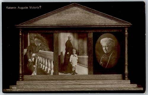 Gedenkkarte Kaiserin Auguste Victoria