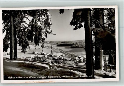 Schönwald Blick auf Schönwald Winteraufnahme