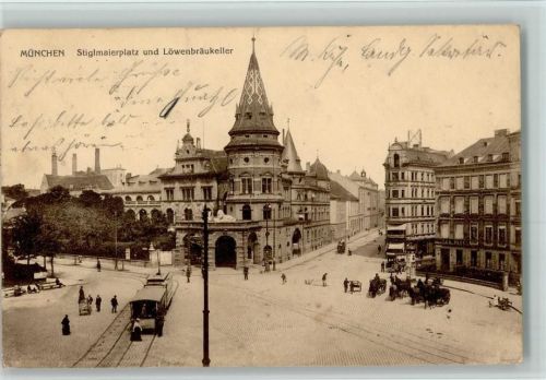 München Stiglmaierplatz Löwenbräukeller Straßenbahn