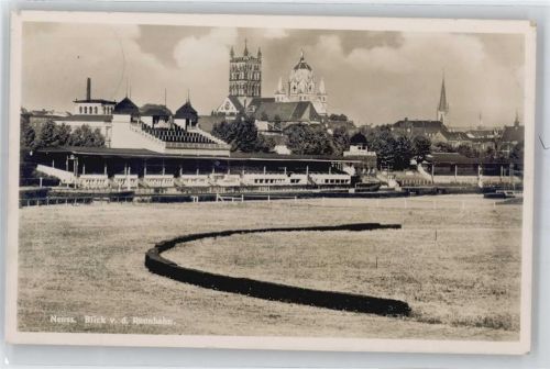 Neuss Blick von der Rennbahn
