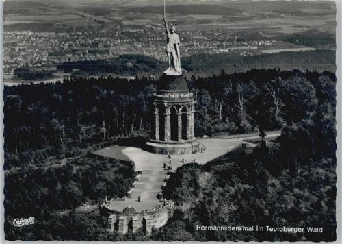 Detmold Luftaufnahme Hermannsdenkmal