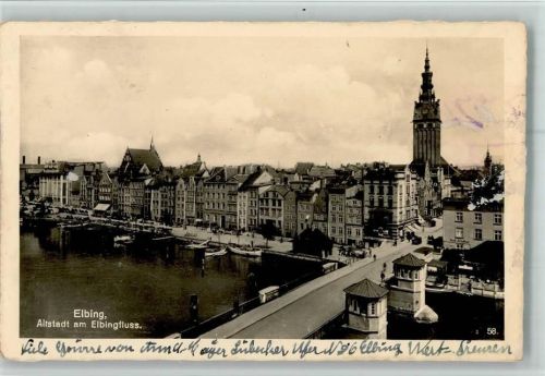 Elbing Altstadt am Elbingfluss