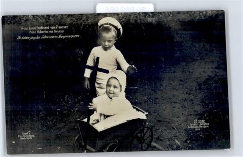Prinz Louis Ferdinand, Prinz Hubertus, Foto-Karte