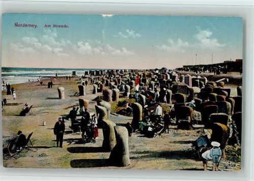Norderney Am Strande Strandkörbe
