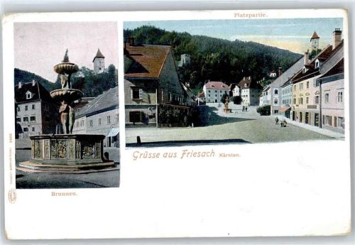 Friesach Brunnen, Ortspartie